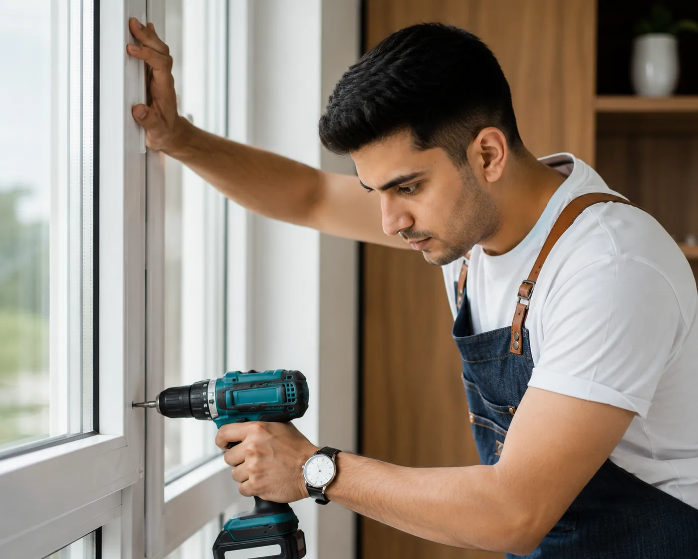Installation — Rudratech uPVC window installation process