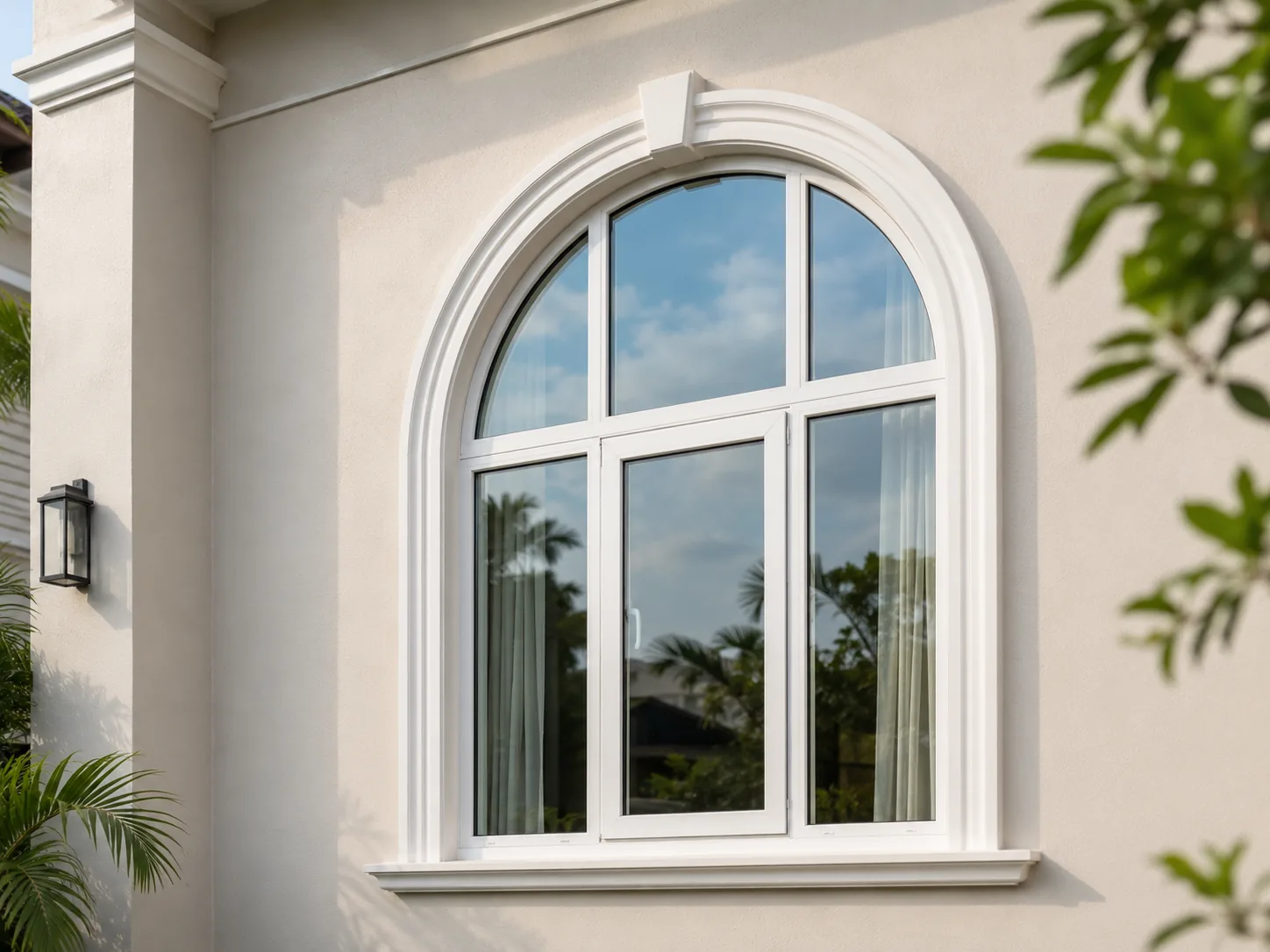 Arc Windows by Rudratech, fabricated and installed in Surat