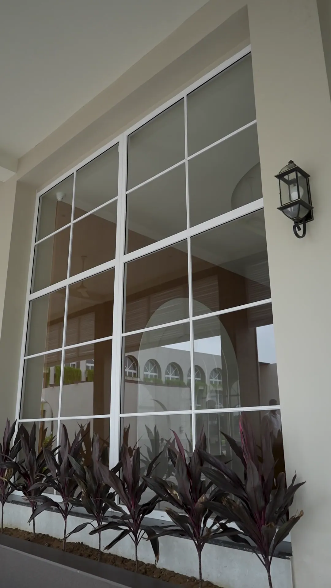 Clubhouse with Arched Glazing by Rudratech — uPVC installation detail 6