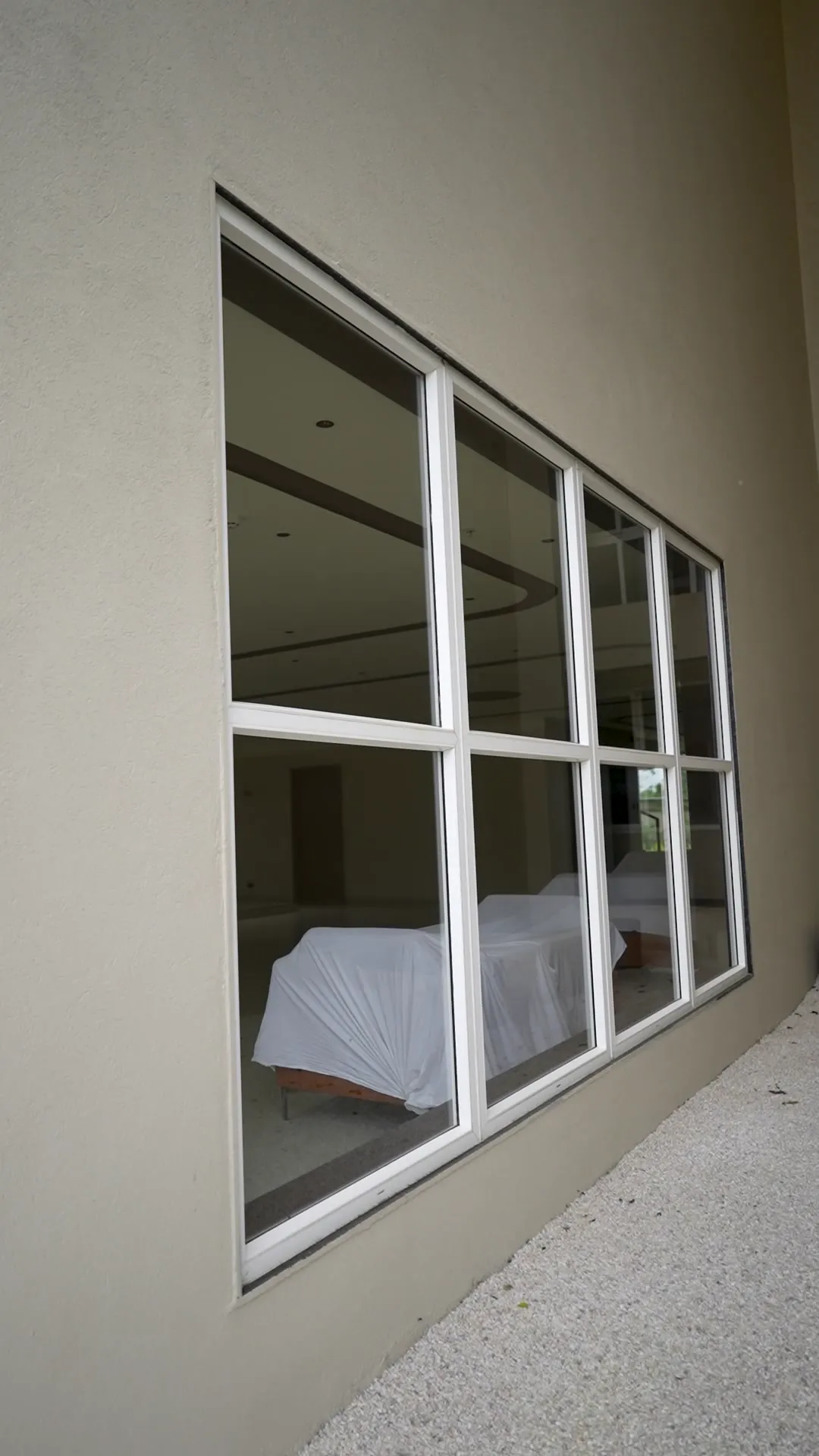 Clubhouse with Arched Glazing by Rudratech — uPVC installation detail 7