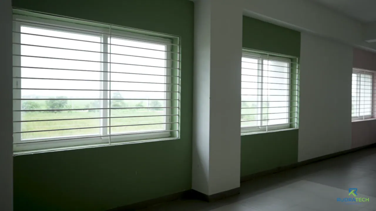 Curved Commercial Building by Rudratech — uPVC installation detail 7