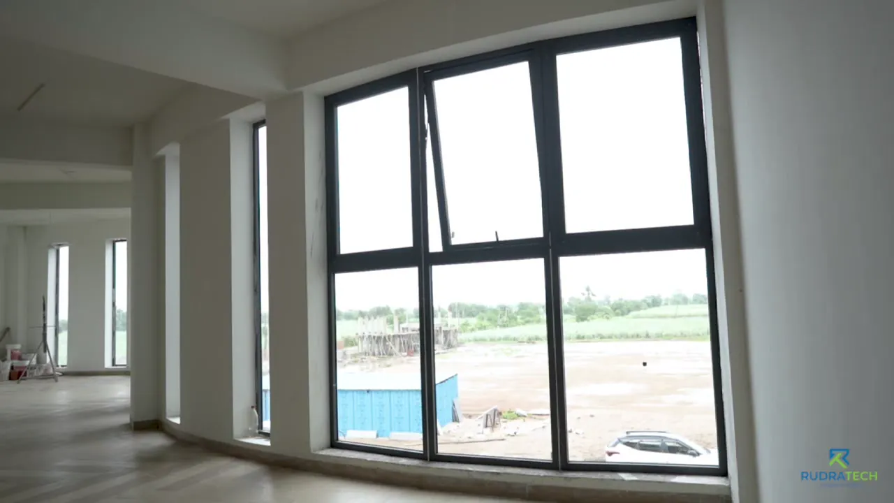 Curved Commercial Building by Rudratech — uPVC installation detail 9