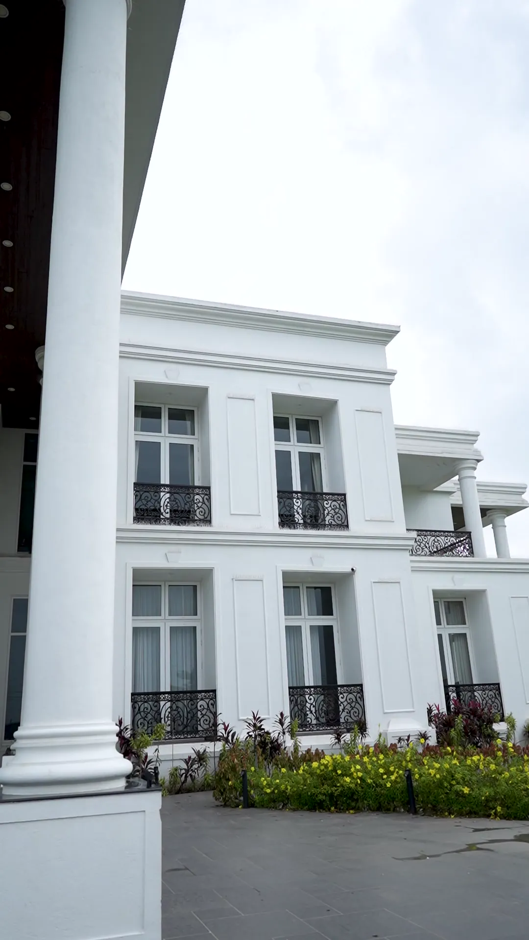 Luxury Villa with Arched Windows by Rudratech — uPVC installation detail 2